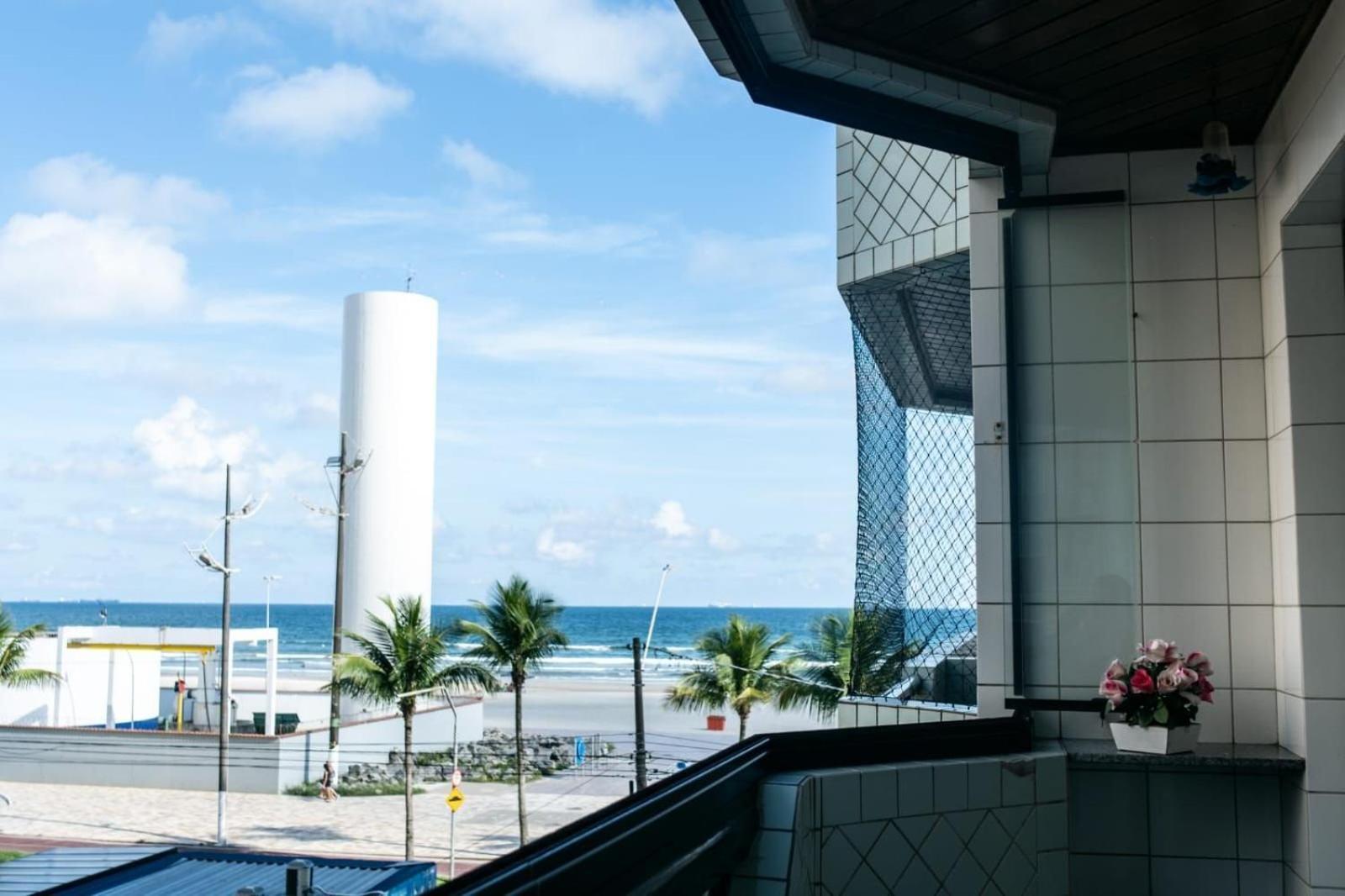 Frente Vista Mar Com Varanda Wi Fi 300Mbps E 10M Da Praia Da Tupi - Estacionamento Gratuito Πράια Γκράντε Εξωτερικό φωτογραφία